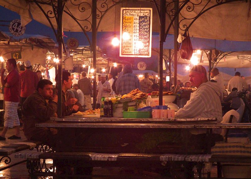 Food vendor, Marrakesh, Morocco
