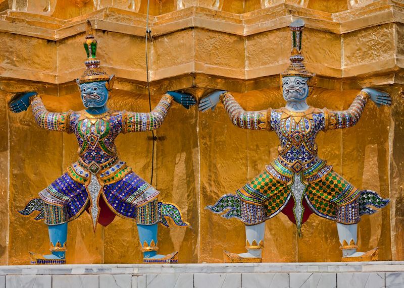 Detail of the Grand Palace, Bangkok