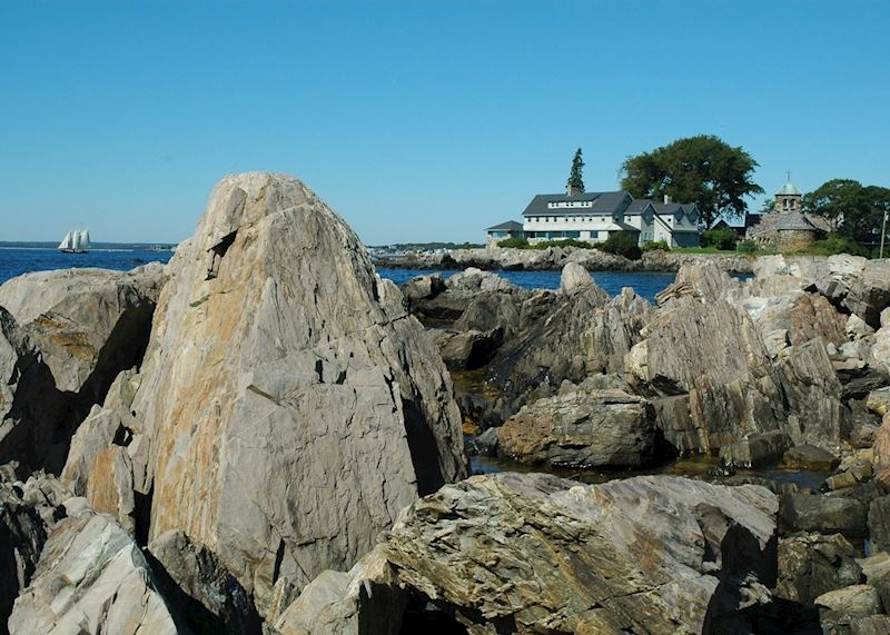 The Maine coast at Kennebunkport