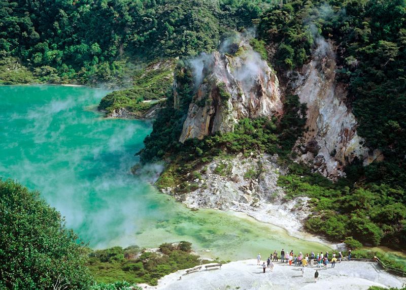 Cathedral rock, Rotorua