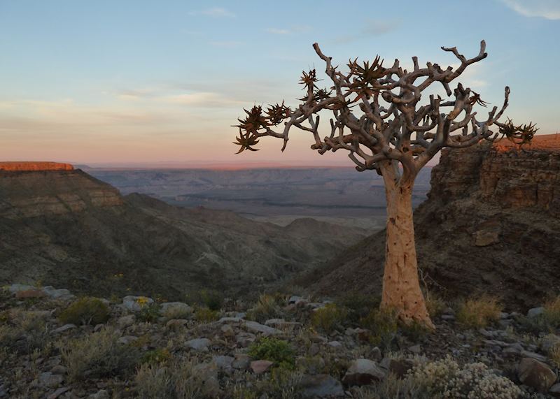 Sunset at Fish River Canyon