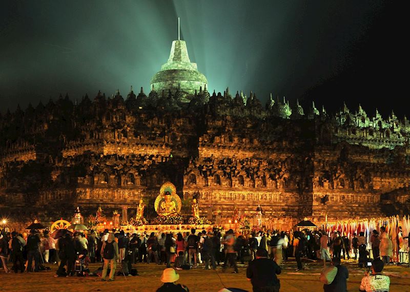 Waisak Day at Borobudur, Yogyakarta, Indonesia