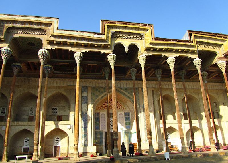 Bolo Hauz Mosque, Bukhara, Uzbekistan