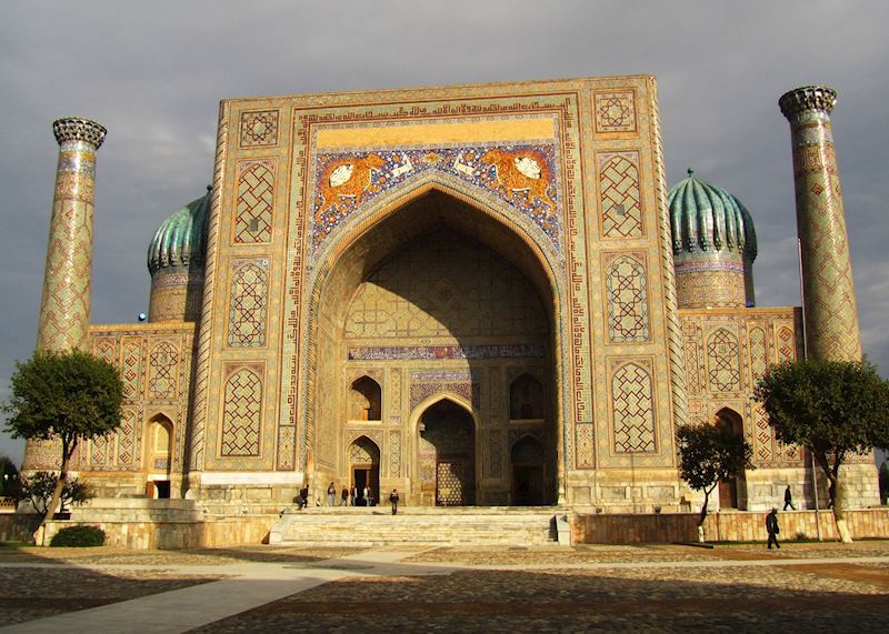 Sherdor Madrassah, Registan Square, Samarkand, Uzbekistan