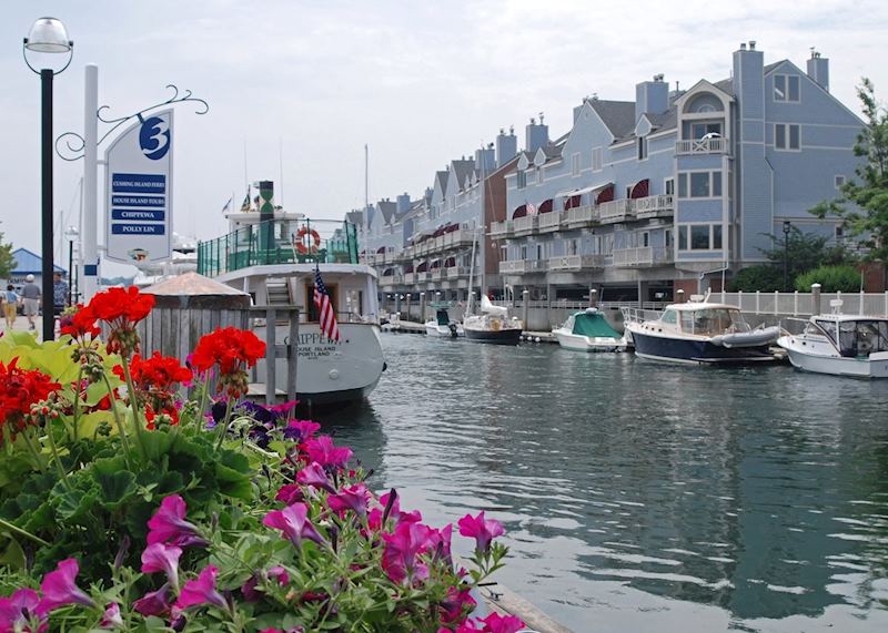 Portland waterfront, Maine