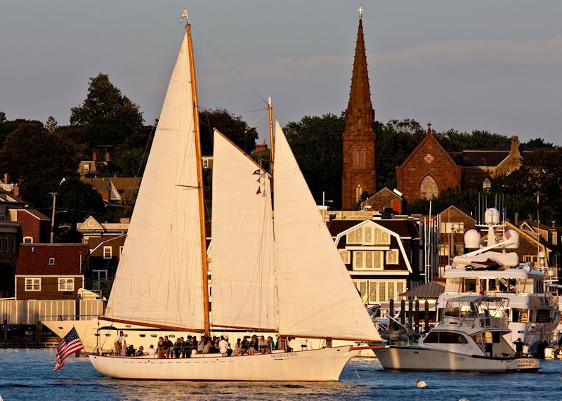 The schooner Madeleine, Newport, Rhode Island