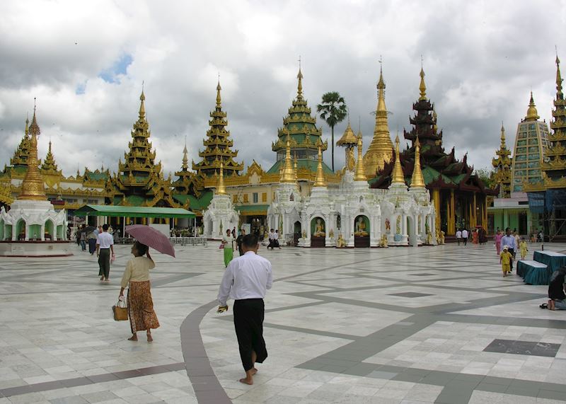 Every Burmese person must visit the Shwedagon Pagoda at least once in their life
