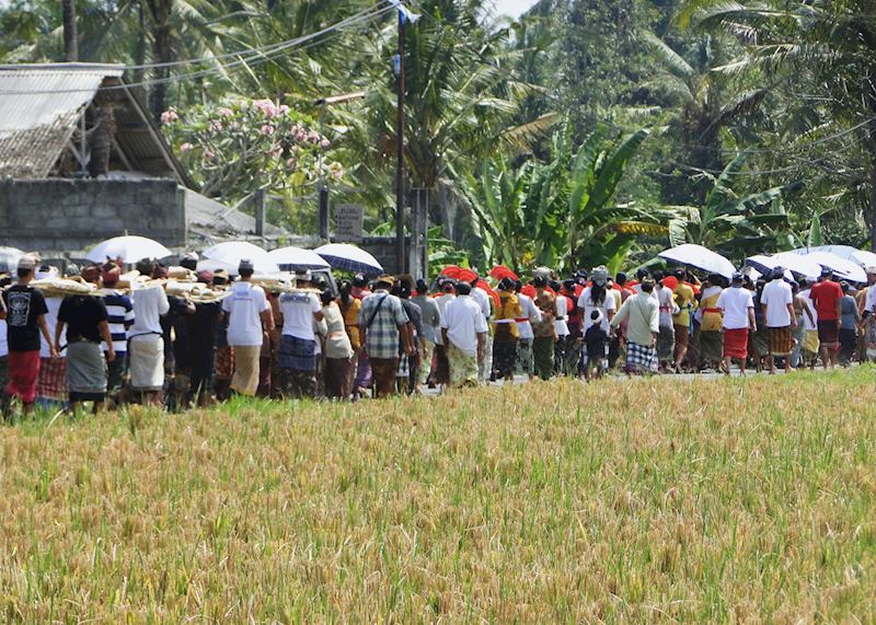 Mass Cremation Ceremony Procession