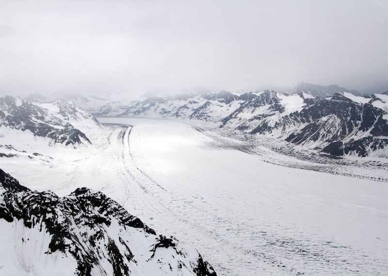 Glacier landing, Talkeetna