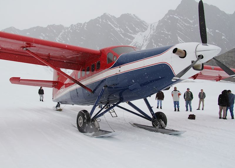 Glacier landing, Talkeetna