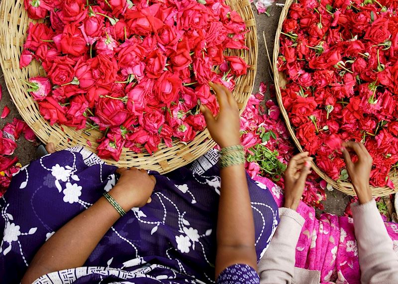 Flowers market