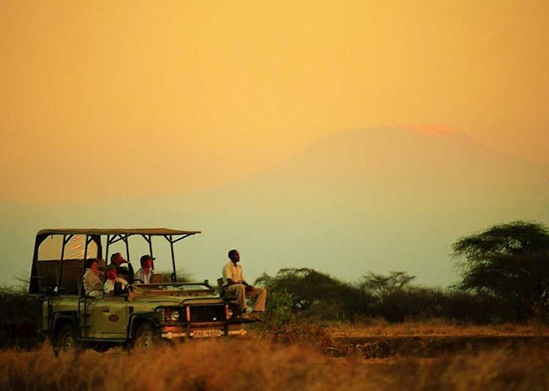 Game drive in Amboseli