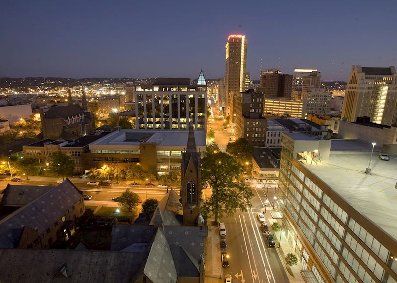 Birmingham at twilight
