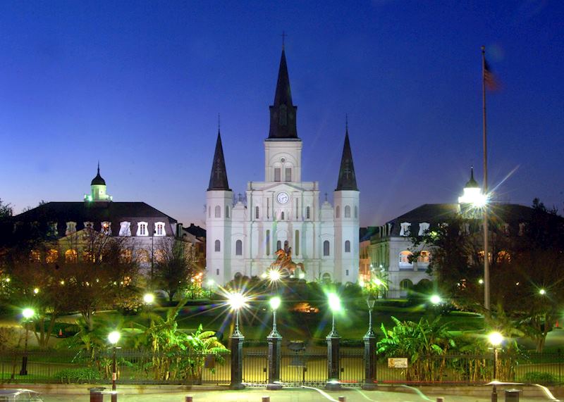 St. Louis Cathedral and Jackson Square, New Orleans