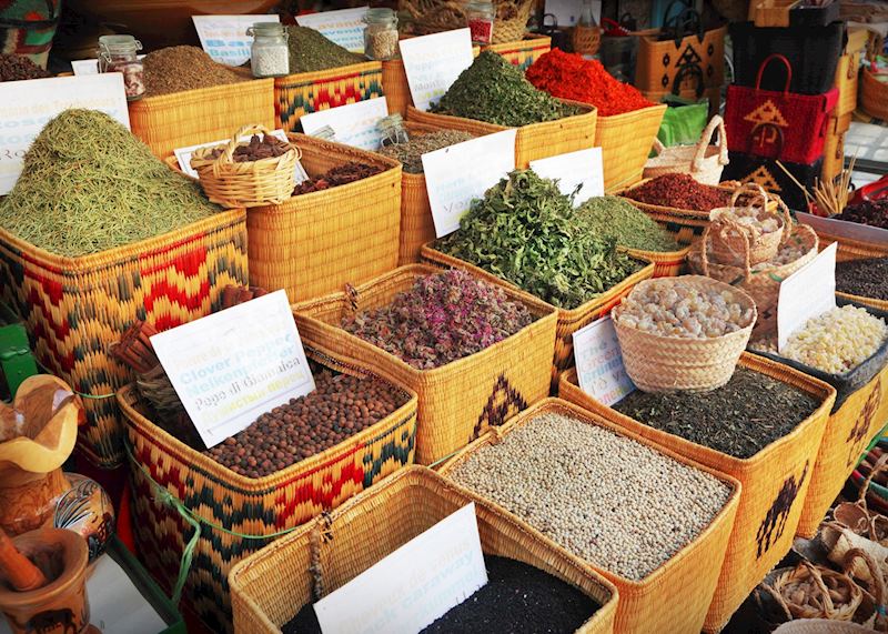Herbs and spices for sale in Aqaba
