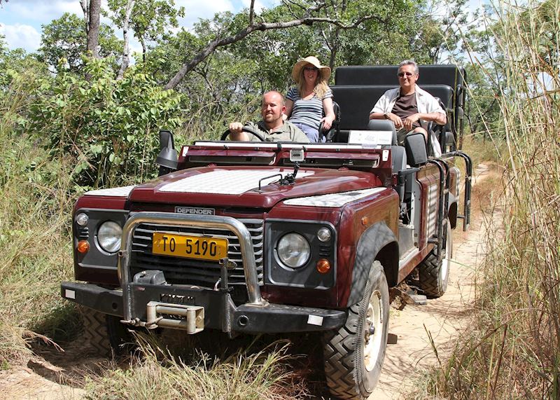 Game drive in the Nkhotakota Wildlife Reserve