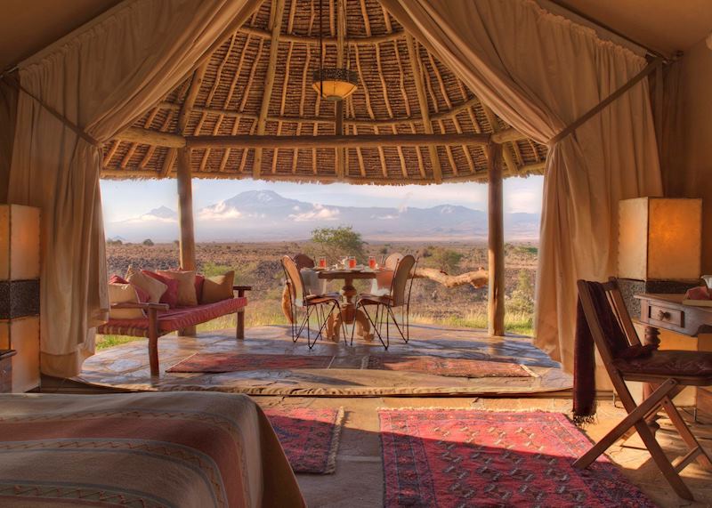 Family tent, Tortilis Camp, Amboseli National Park