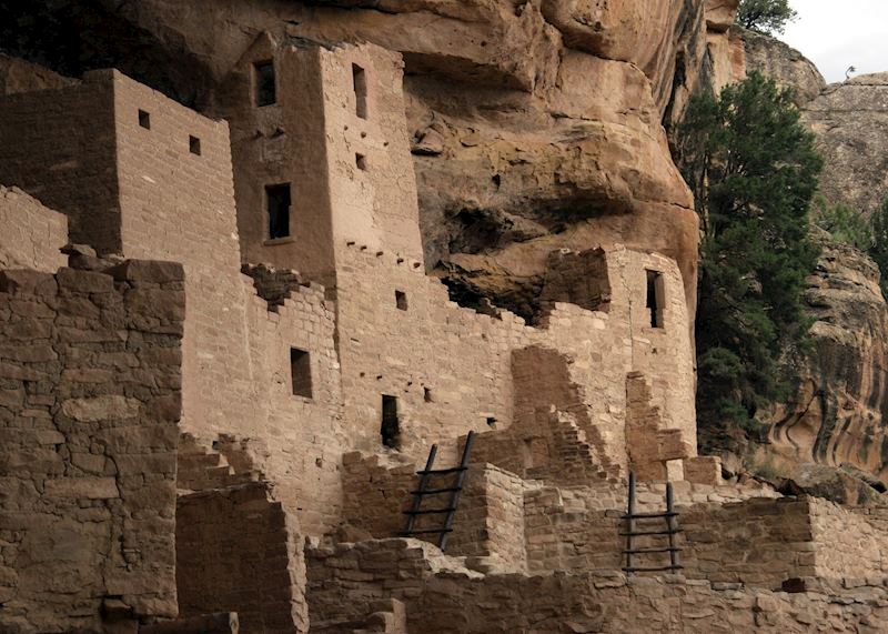 Ancestral Puebloan ruins at Mesa Verde National Park