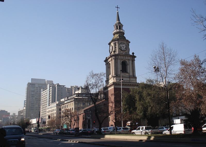 San Francisco church, the oldest in Santiago, Chile