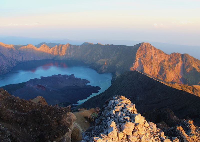 View from the Summit, Mount Rinjani
