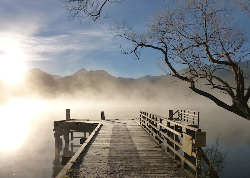 Kinloch jetty, Glenorchy, New Zealand