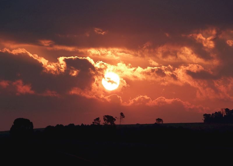 Sunset over the Nyika Plateau, Malawi