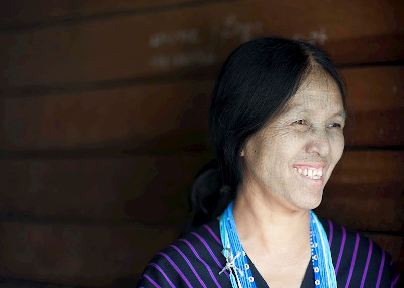 Lady of the Dai tribe, Kanpetlet, Myanmar