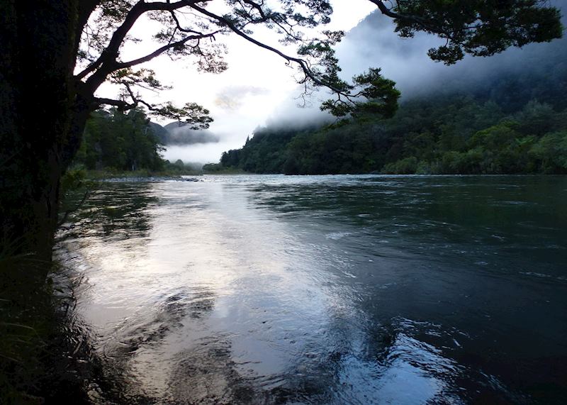 View from near Pyke River Lodge,Te Anau