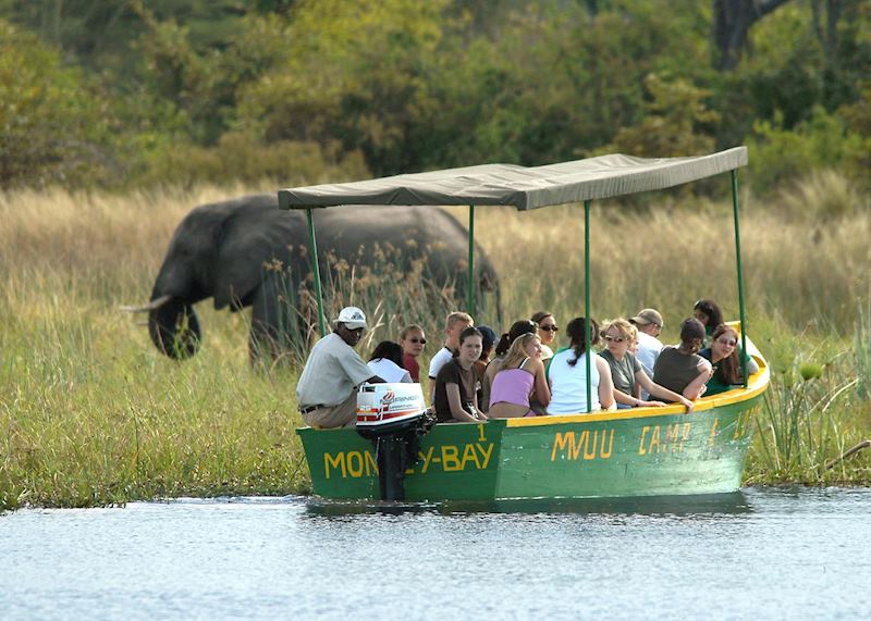 Boat safari from Mvuu Camp