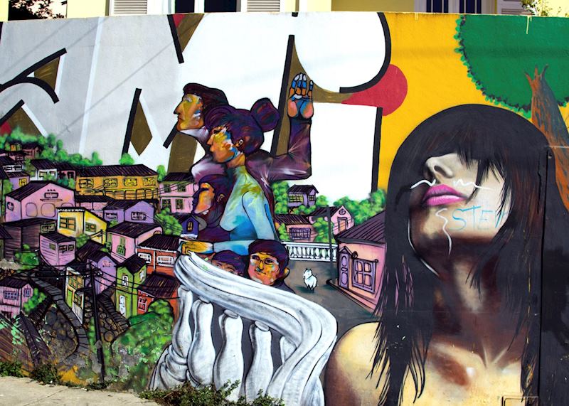 Street art in Valparaiso