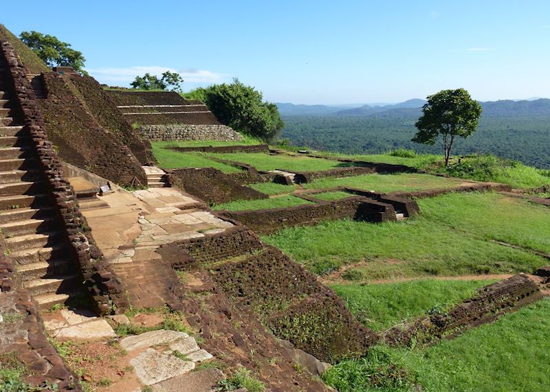 At the top of the Rock Fortress