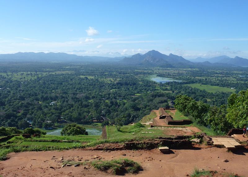 The view from the rock fortress