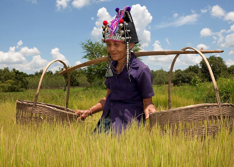 Lady of the Akha tribe, Laos