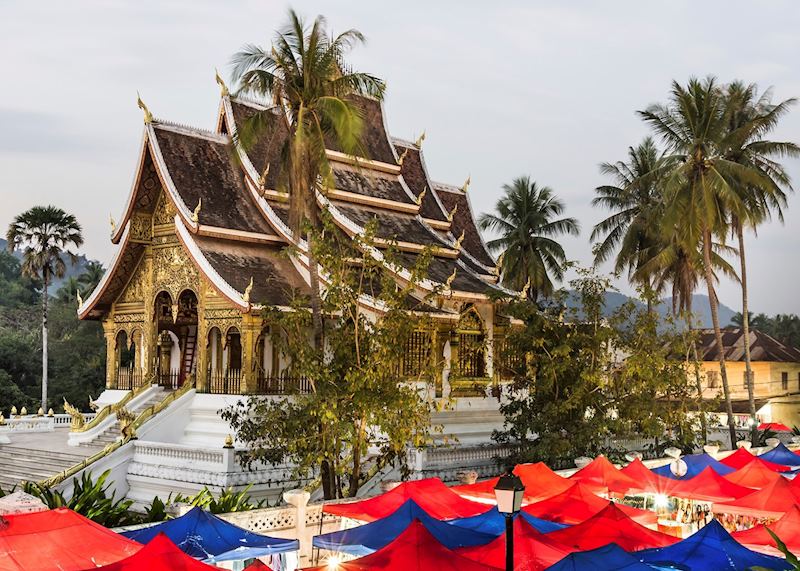 Night market in Luang Prabang, Laos