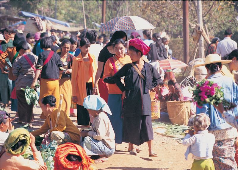A local market, Inle Lake, Burma (Myanmar)
