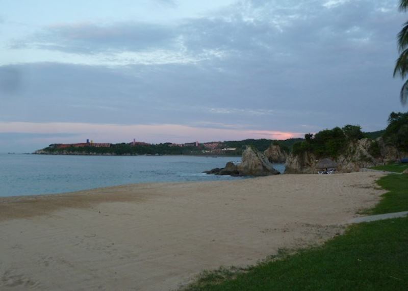 Beach at Huatulco, Mexico