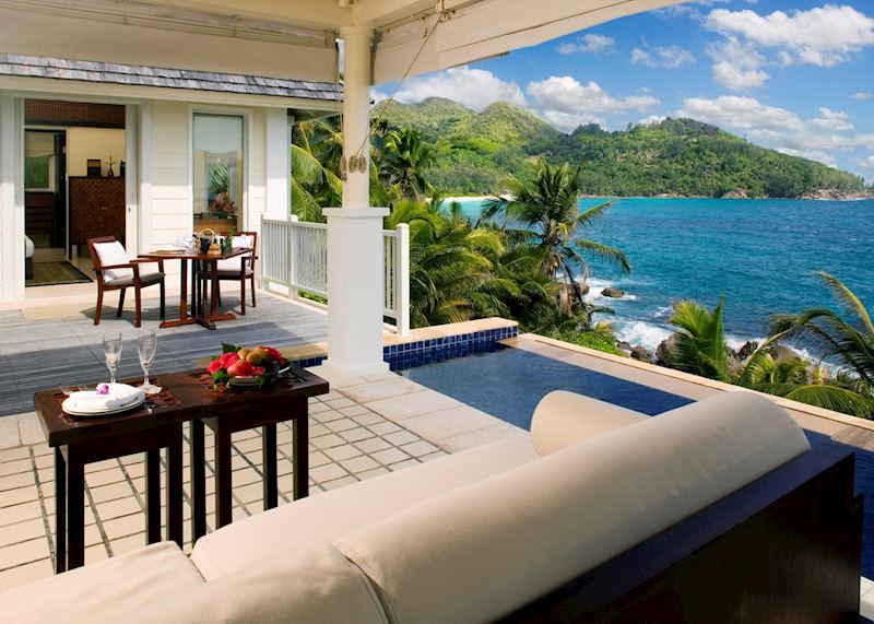 Pool villa by the rocks, Banyan Tree Seychelles, Mahe
