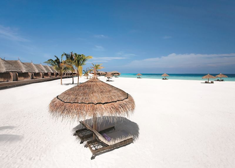 Beach at Constance Moofushi, Maldive Island
