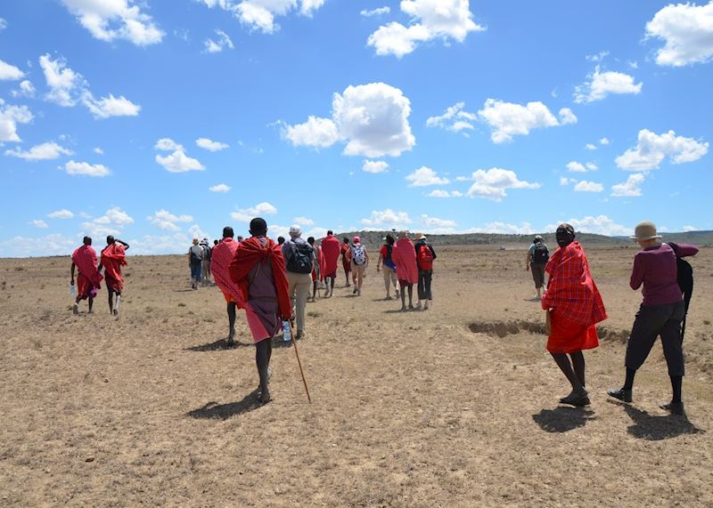 Walking with the Maasai warriors, Me to We Kenya