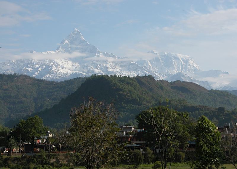 Fishtail Mountain, viewed from Pokhara