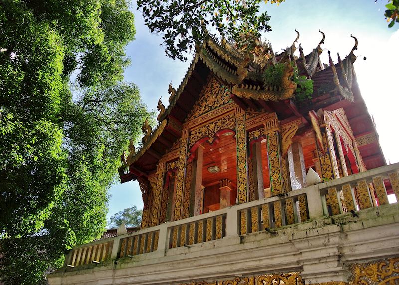 Small temple near to Doi Suthep, Chiang Mai, Thailand