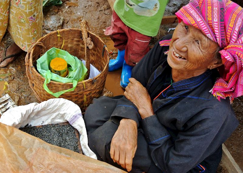 Lady at the Heho Market, Burma (Myanmar)