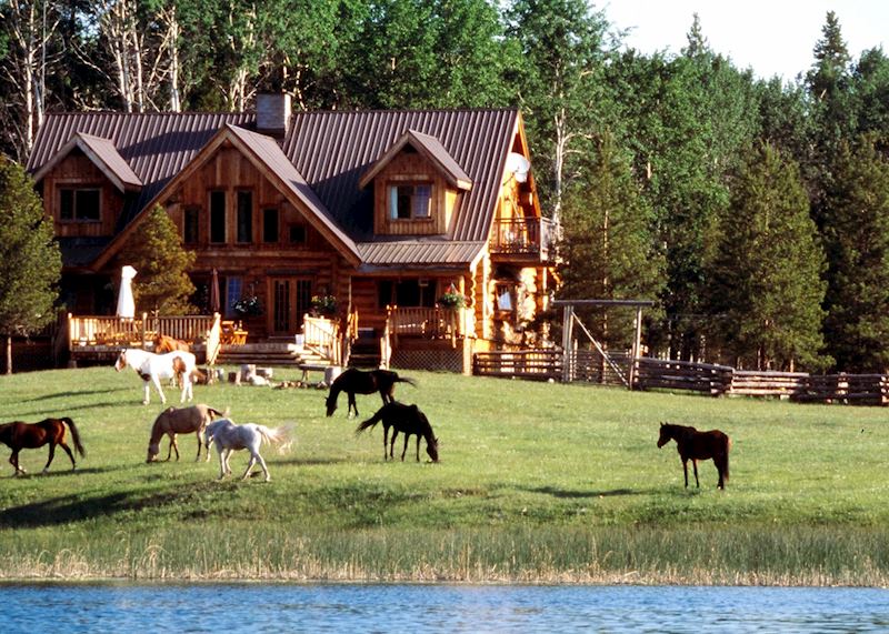 The ranch house, Siwash Lake Wilderness Resort, 70 Mile House