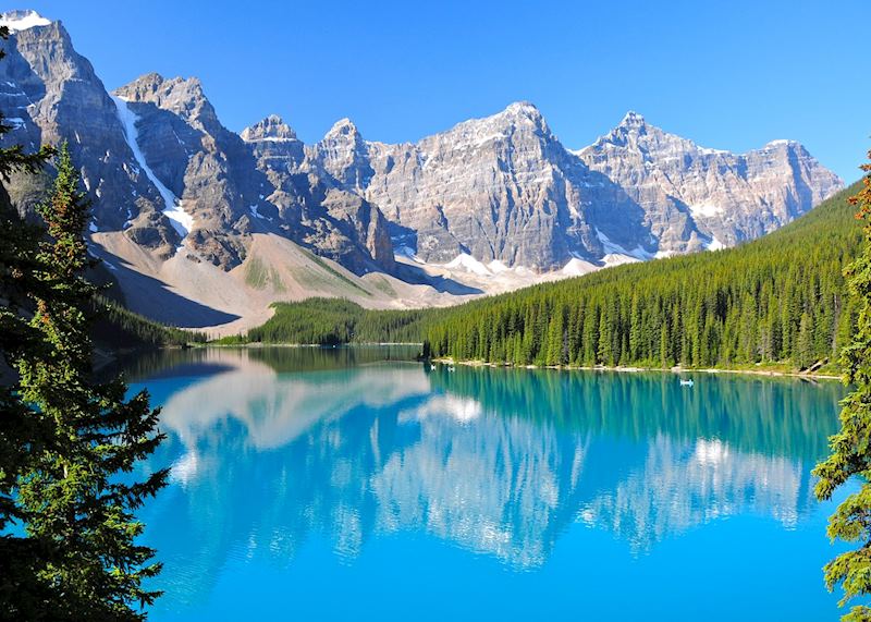 Moraine Lake, near Lake Louise