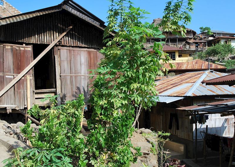 Village houses, Wolotopo near Ende
