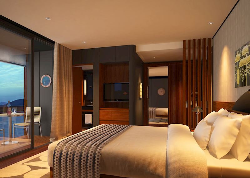 Aqua Mekong, Suite with balcony