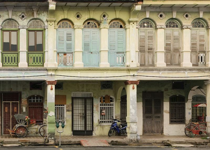 Shop houses in George Town, Penang