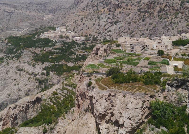 View from the Siq Plateau, Oman