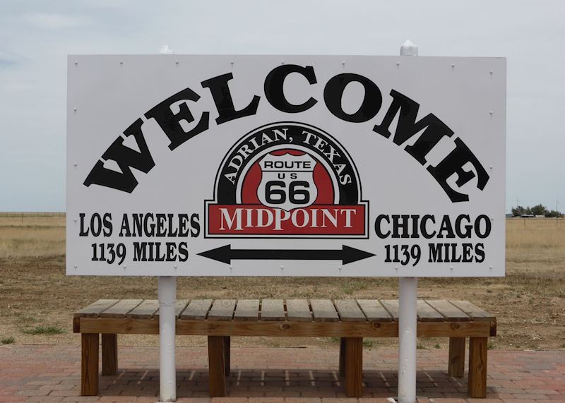 Mid-way point of Route 66, Adrian, Texas