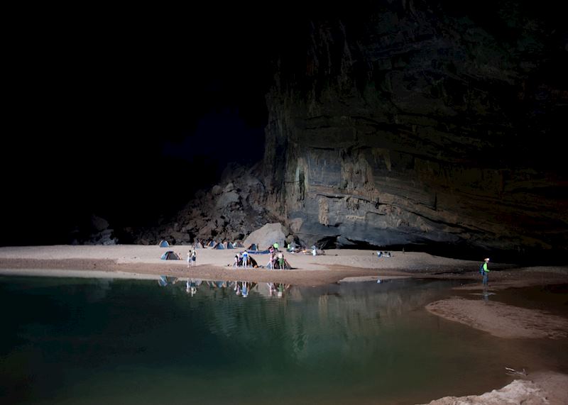 Camping at Phong Nha-Ke Bang National Park, Vietnam